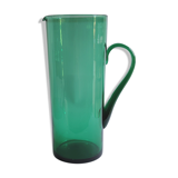 Pichet en verre vert