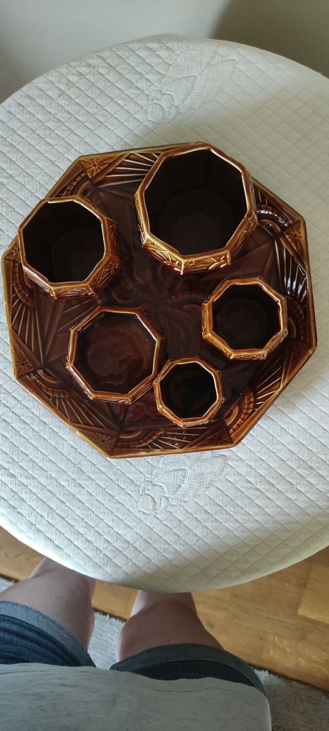 Former earthenware tobacco set of Onnaing