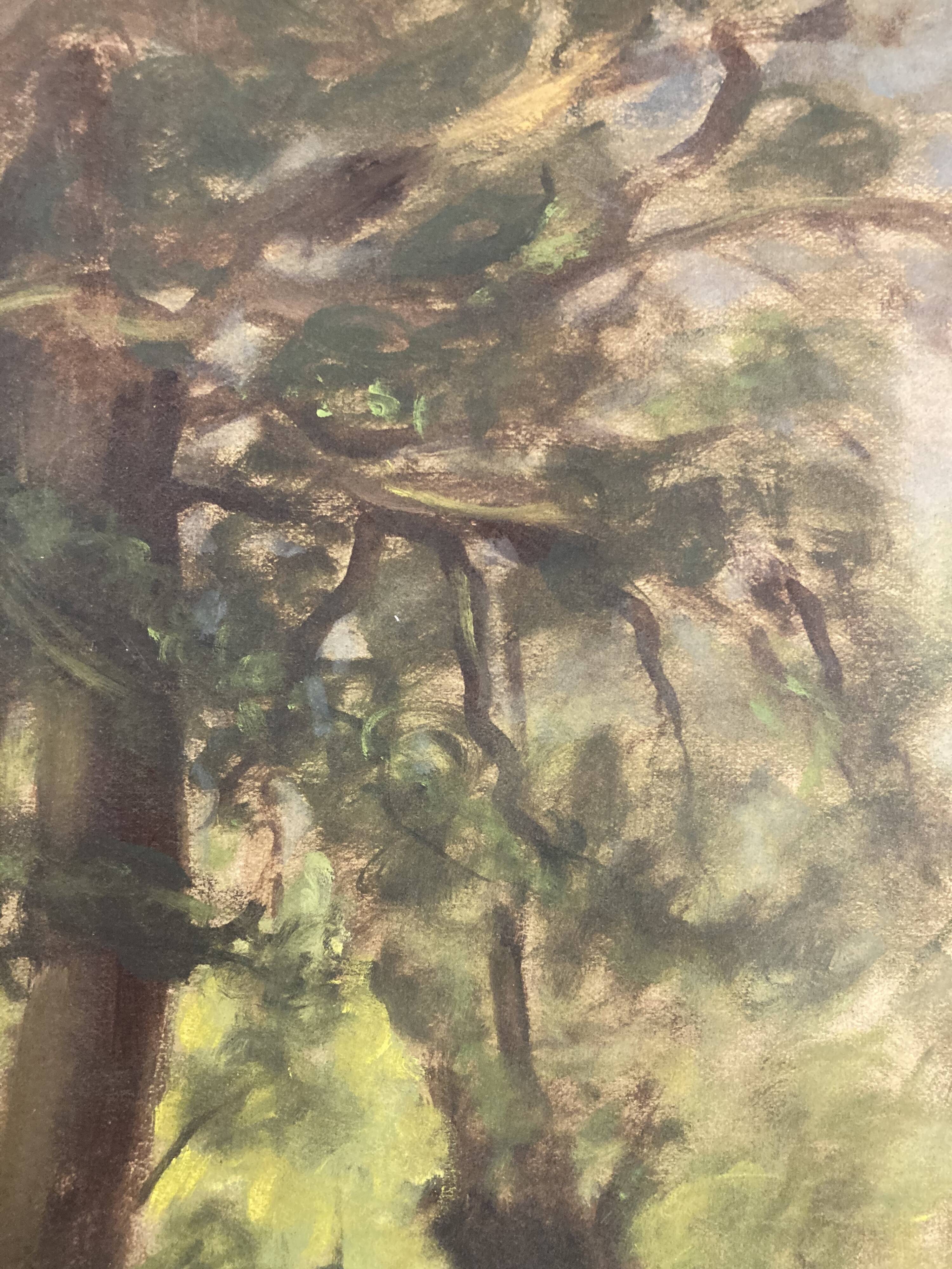 Vintage landscape painting