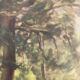 Vintage landscape painting