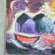 Grethe Hultgren, Swedish Expressionist Composition, Oil on Canvas, 1979, Framed