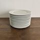 Set of 12 Pillivuyt plates – White porcelain