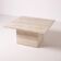 Postmodern travertine stone coffe table, Italy, 1980s