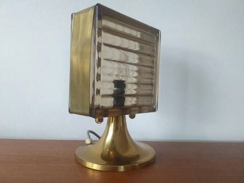 Lampe de table mid-century rare, années 1960
