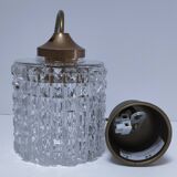 semi-crystal suspension with diamond motif design from the 1960s