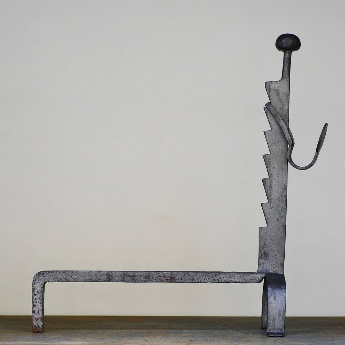 Grilles de cheminée brutalistes, années 1930, ensemble de 2