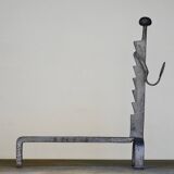 Grilles de cheminée brutalistes, années 1930, ensemble de 2