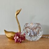 Lampe à poser vintage en verre