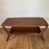 Scandinavian design teak coffee table 60s
