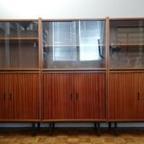 Bibliothèques vitrines modulables modernistes