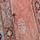 Handmade pink oriental carpet