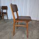 Vintage STOL Kamnik Dining Chair: 1970s Yugoslavian Mid-Century Leather Bis