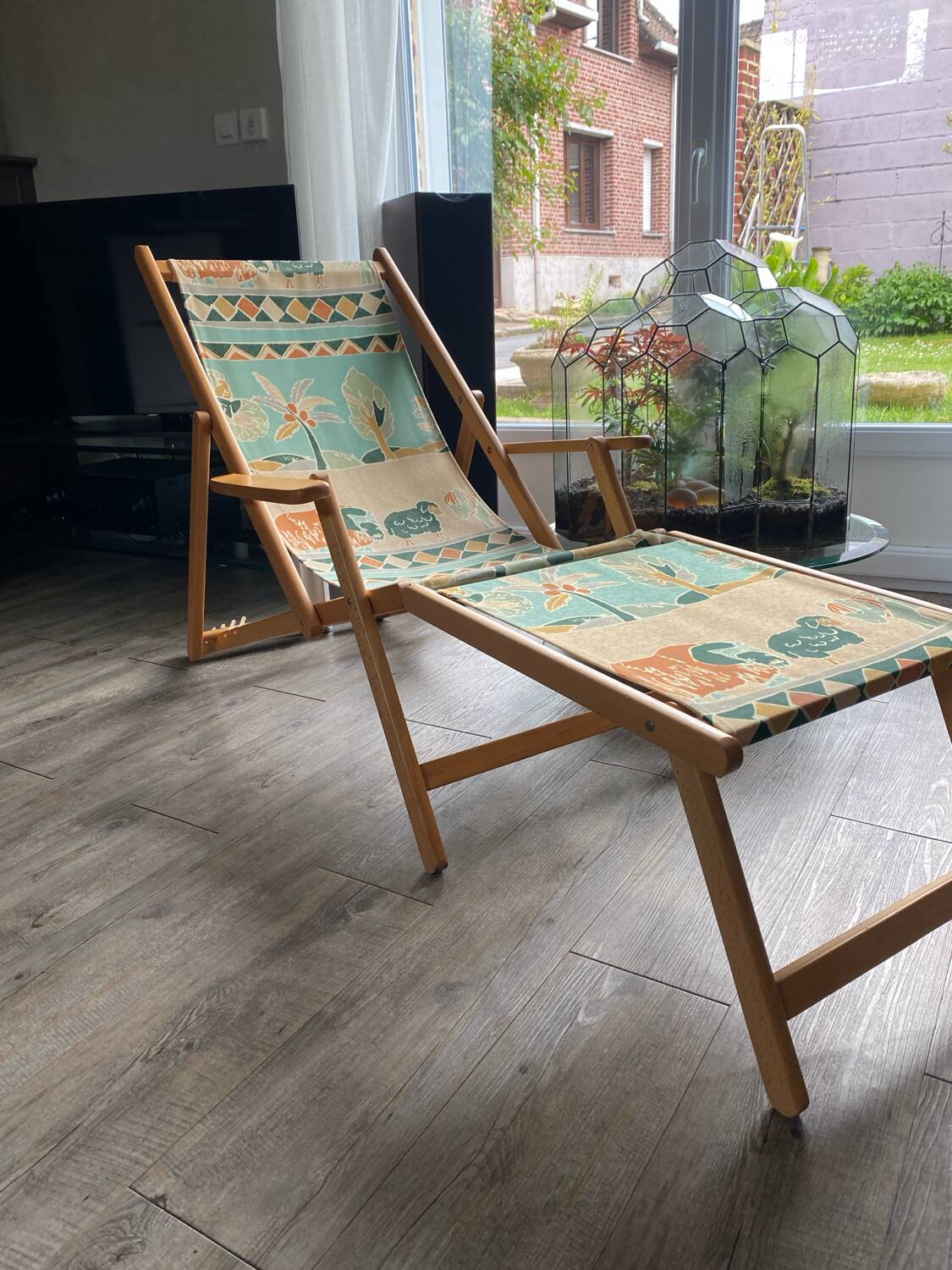 Vintage deckchair