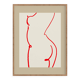 Female figure giclee art print, 50x70cm