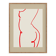 Female figure giclee art print, 50x70cm