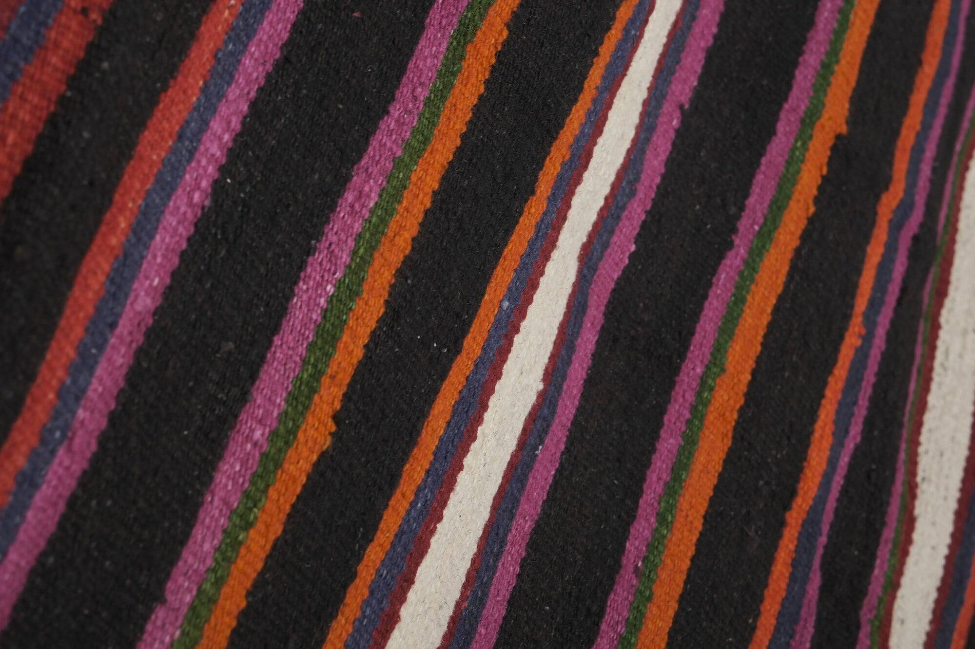 Vintage Turkish kilim handwoven 277x340 cm