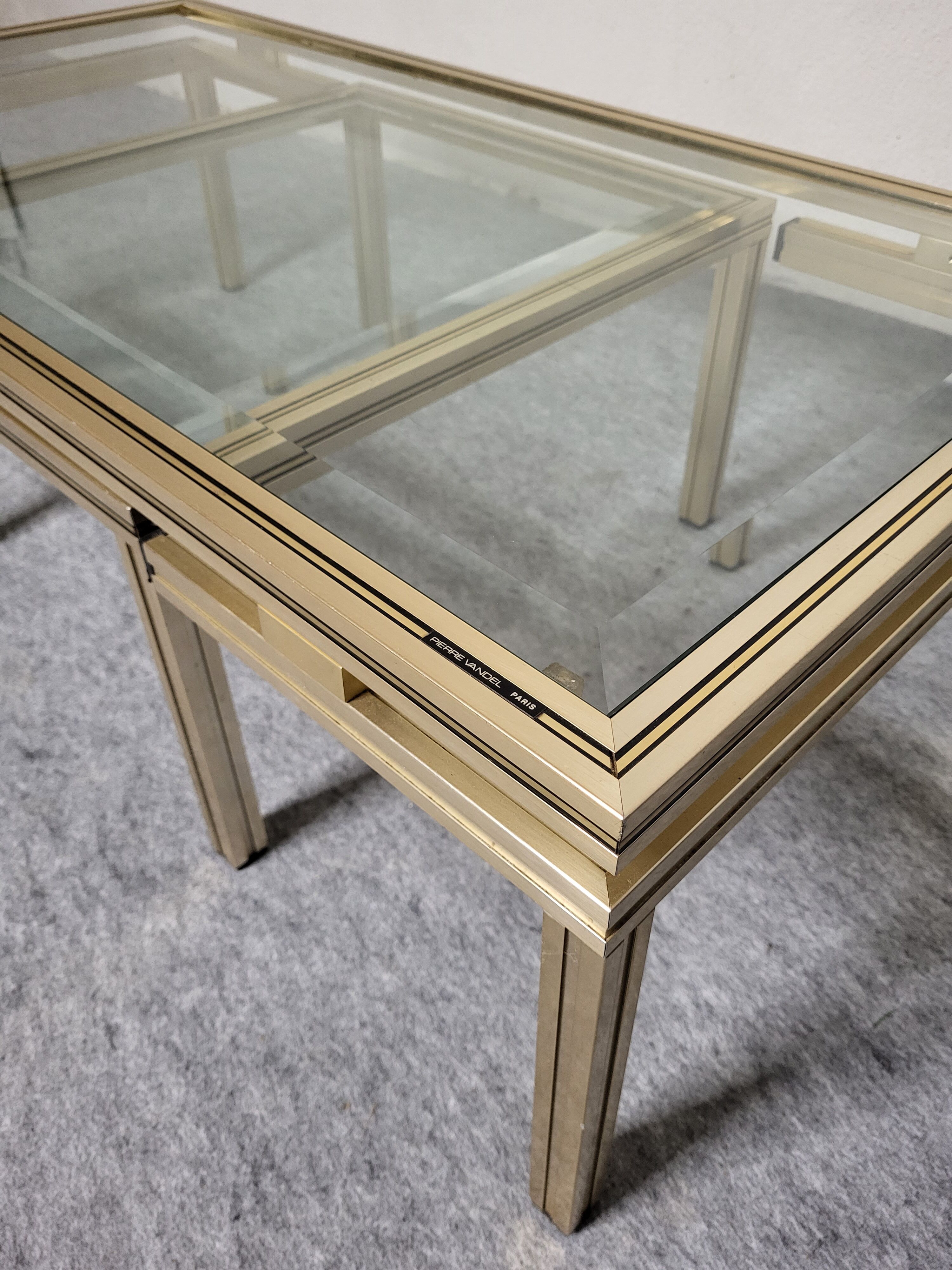 Nesting coffee table Pierre Vandel 1970