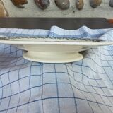 Dish on saline iron earth pedestal