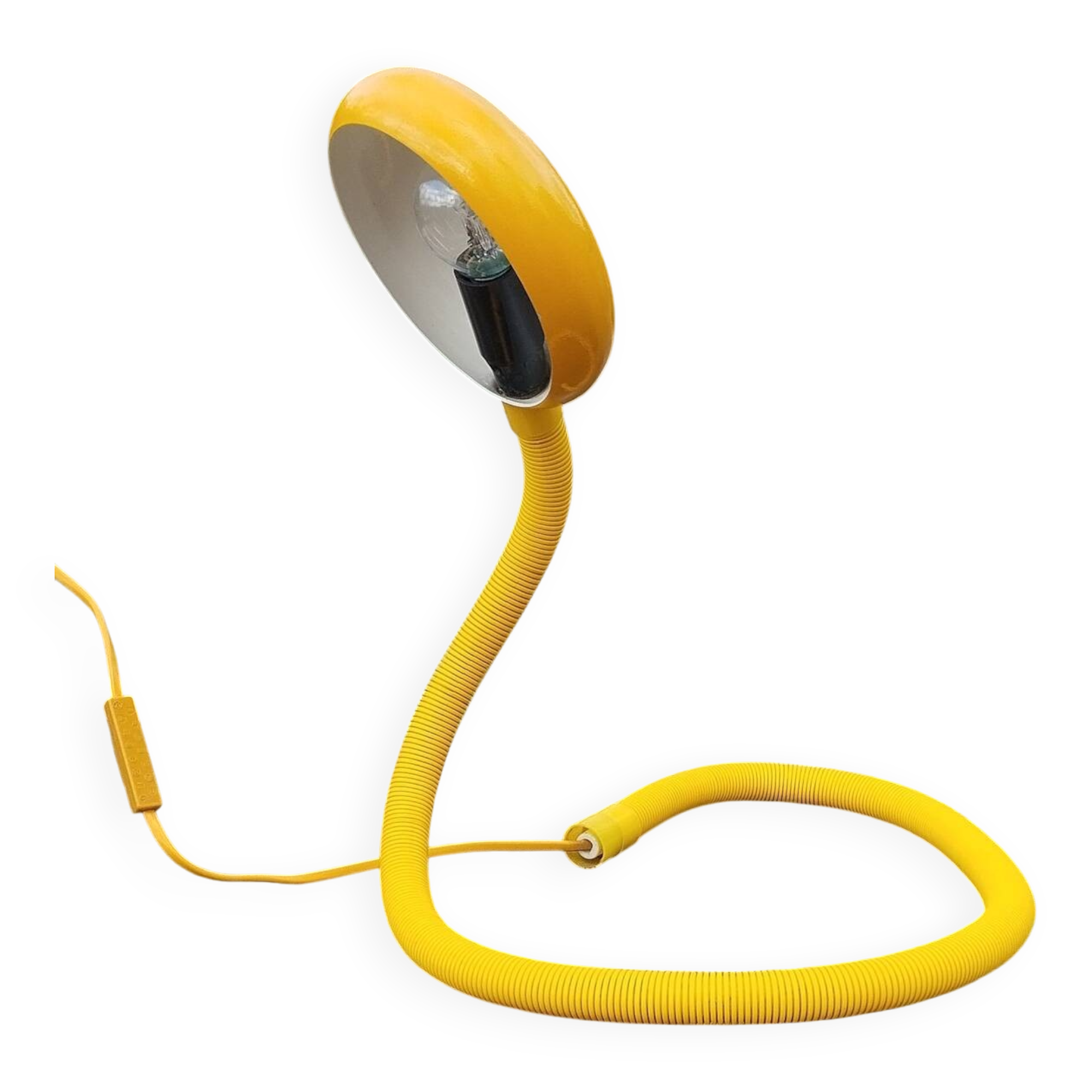 Yellow snake lamp
