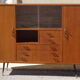 Office furniture in teak veneer, from the 60's