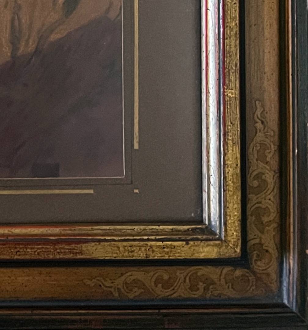 Painting by Edouard Pannetier (1884-1965) Mediterranean Marine