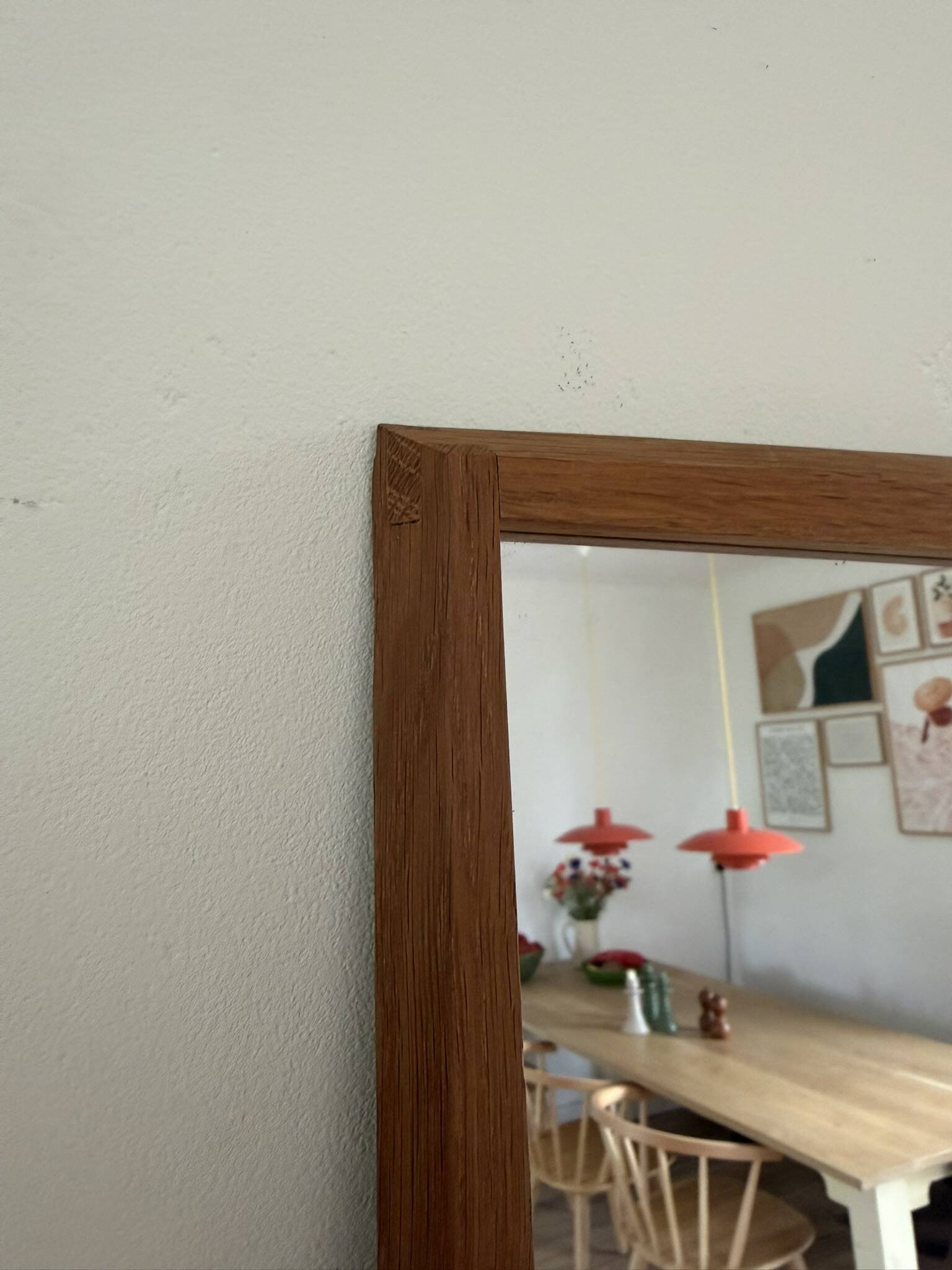 Vintage Danish Jansen Spelje teak mirror - midcentury mirror
