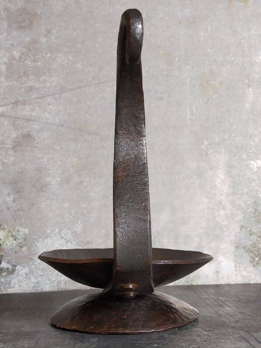 Brutalist candle holder from the 50s