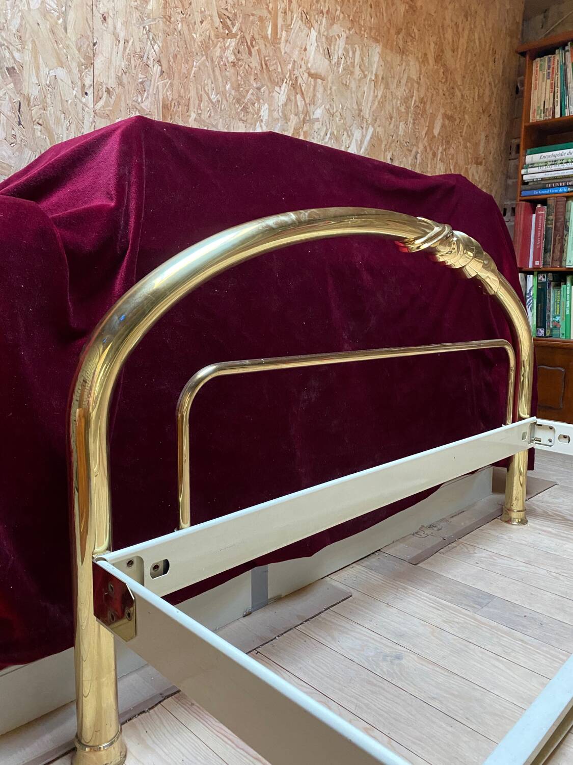 Brass bed Lipparini Design 1970