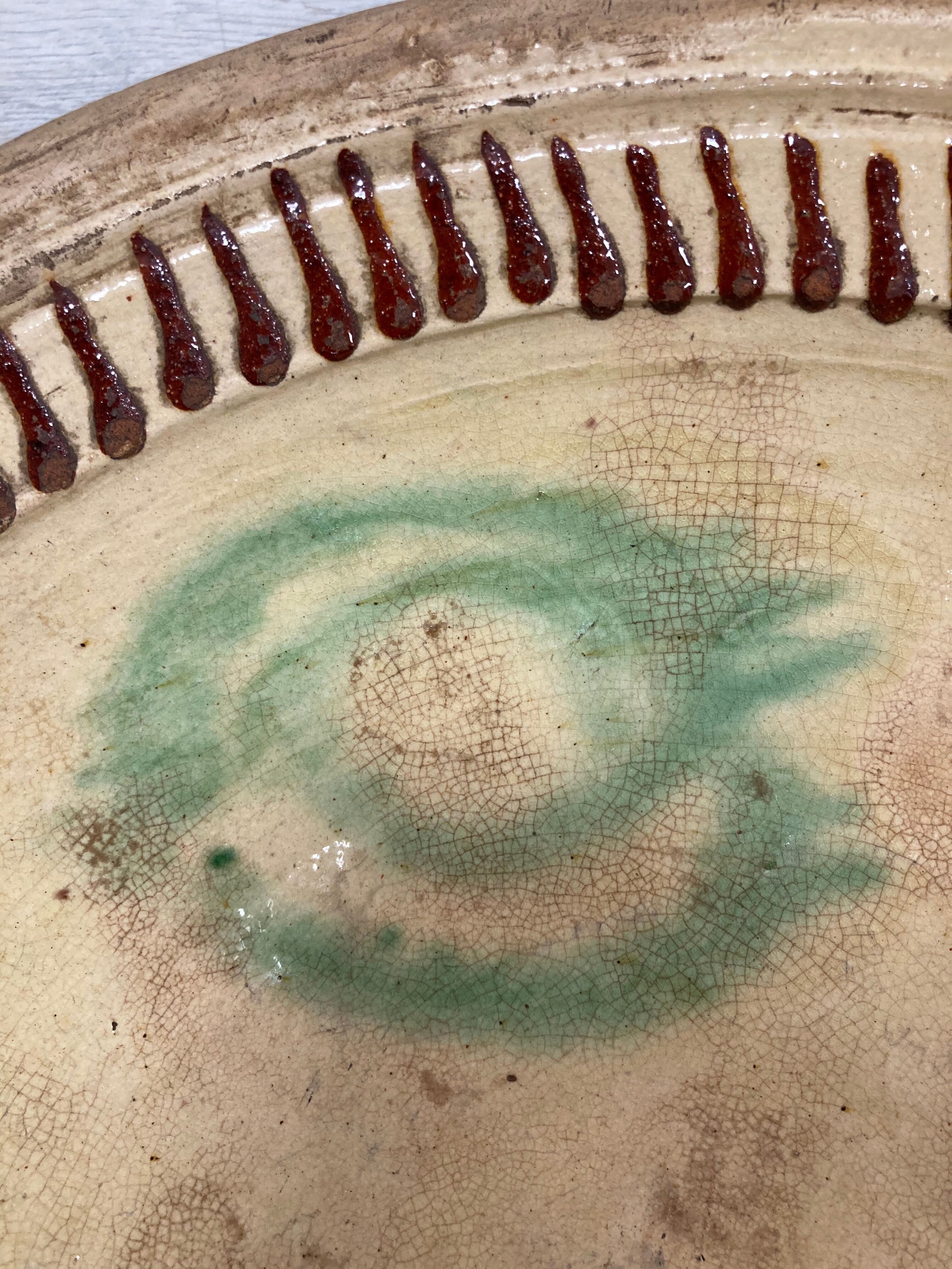 Ancient ceramic dish
