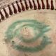 Ancient ceramic dish