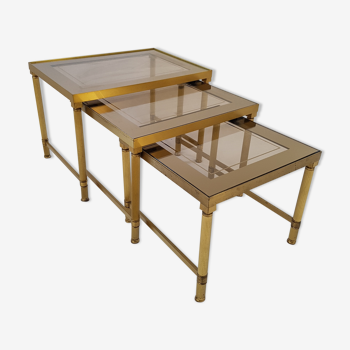 Brass pull-out tables