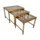 Brass pull-out tables
