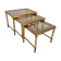 Brass pull-out tables