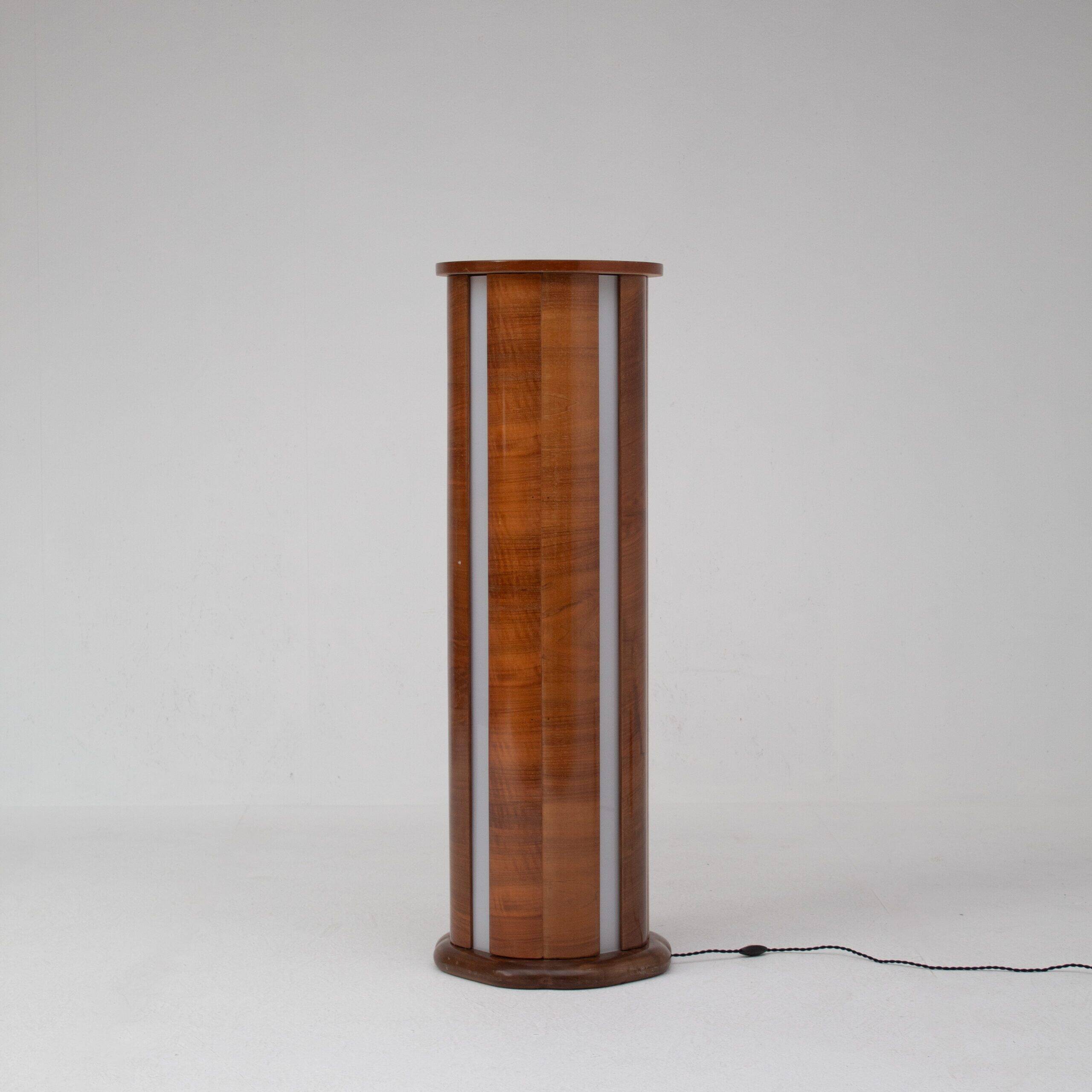 Art Deco Cylindrical Floor Lamp – 1930s