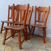 4 chaises brutalistes néerlandaises, vers 1950-60