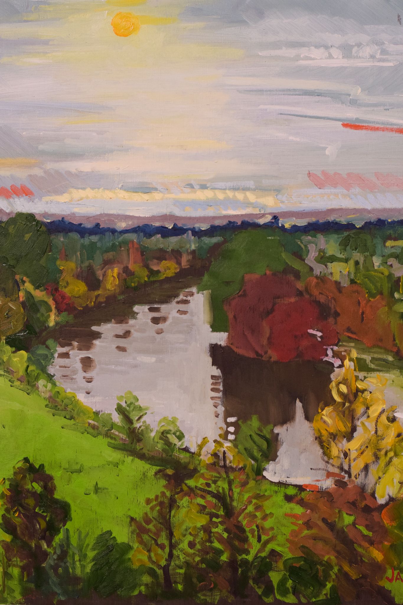 Richmond Terrace, Coucher de soleil d’automne