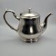 Beautiful and large antique silver-plated teapot – Maison Boulenger – A500