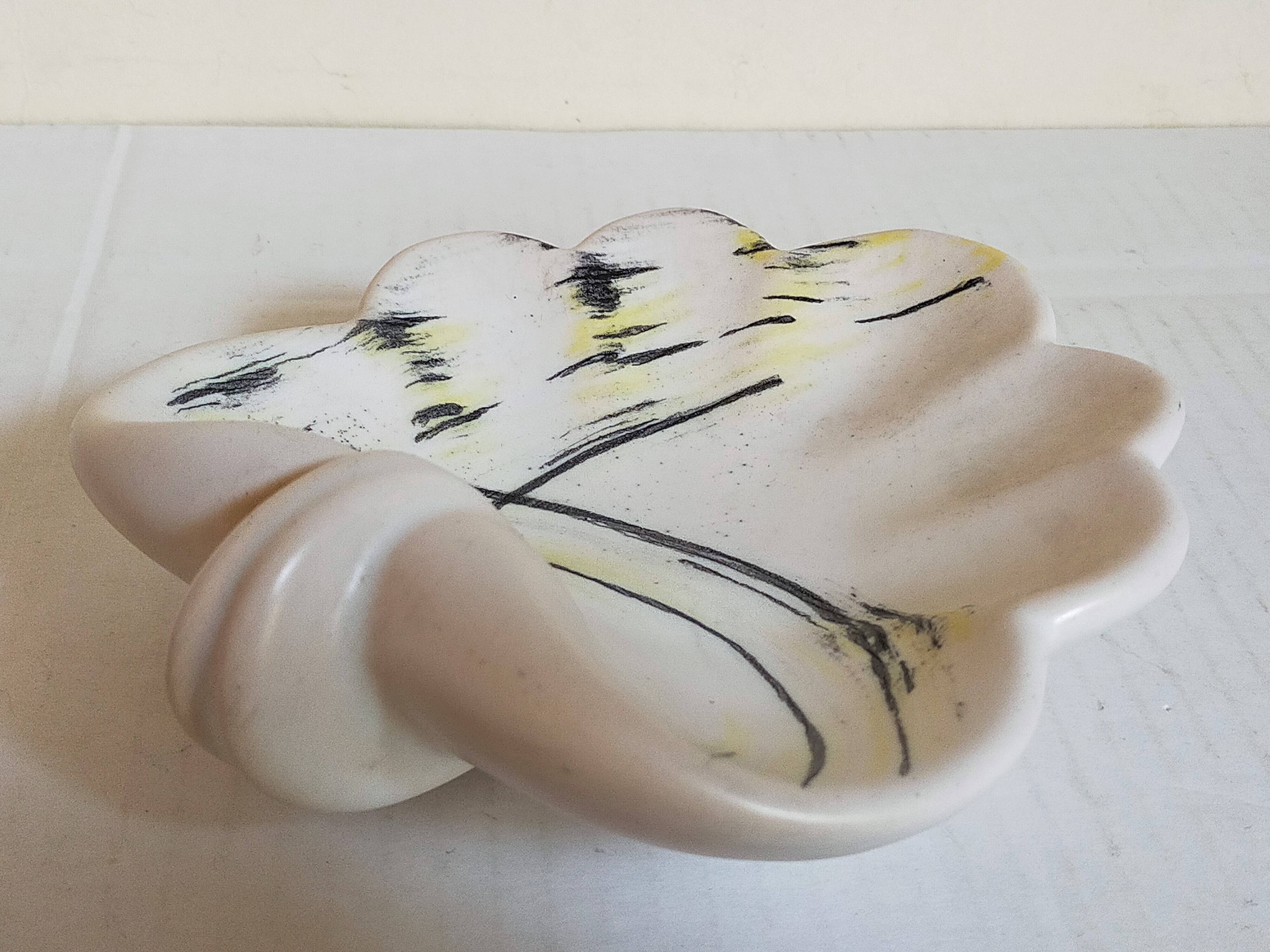 Vallauris ceramic pocket tray from the 1950s