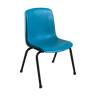 Chaise enfant Grosfillex années 70 bleu canard