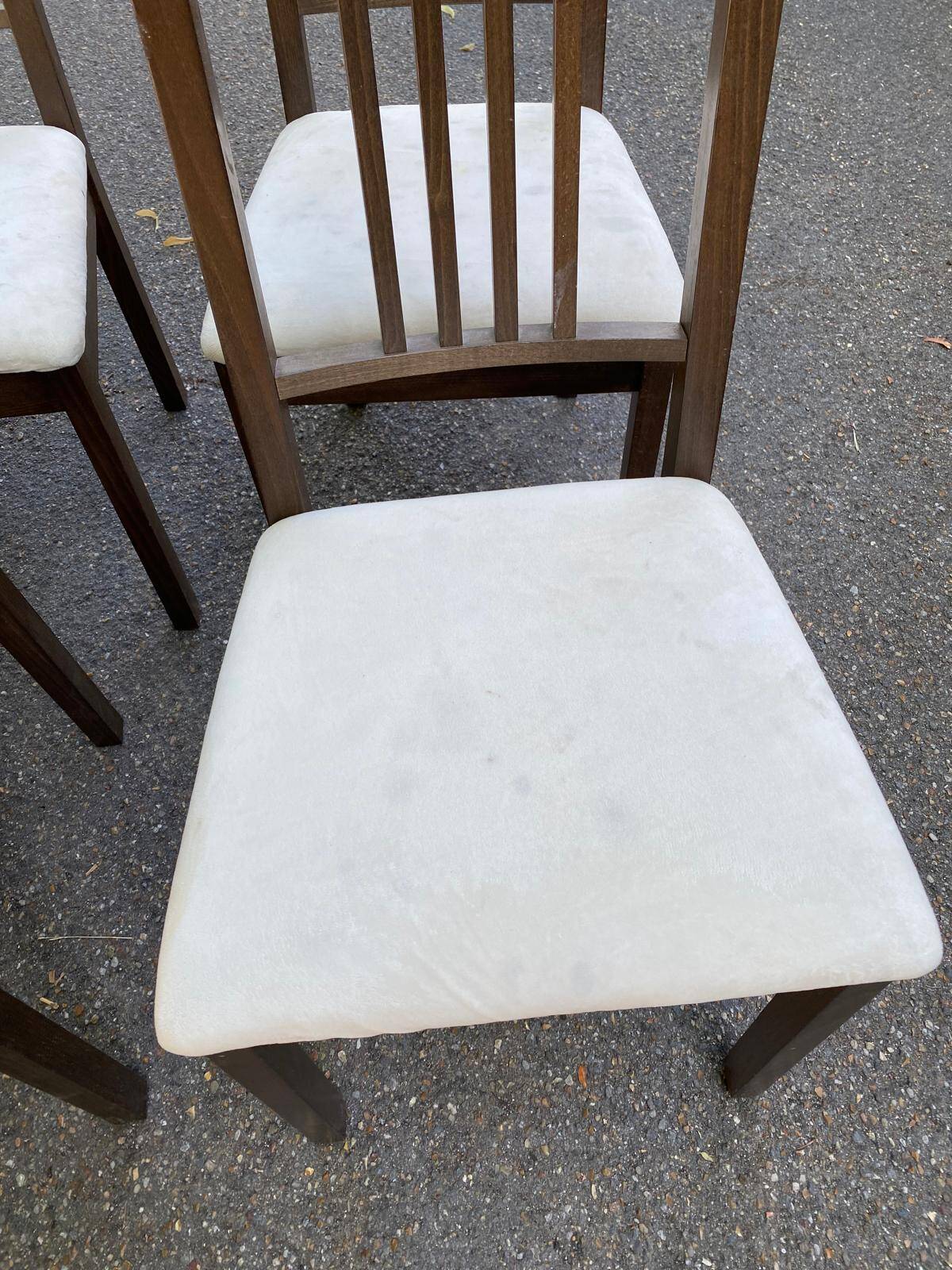 4 Scandinavian dining chairs brown brown green ikea borje