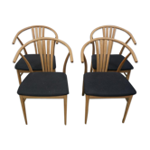 Série de 4 chaises scandinaves