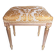 Tabouret Piano bois or empire restauration tapissière XIX