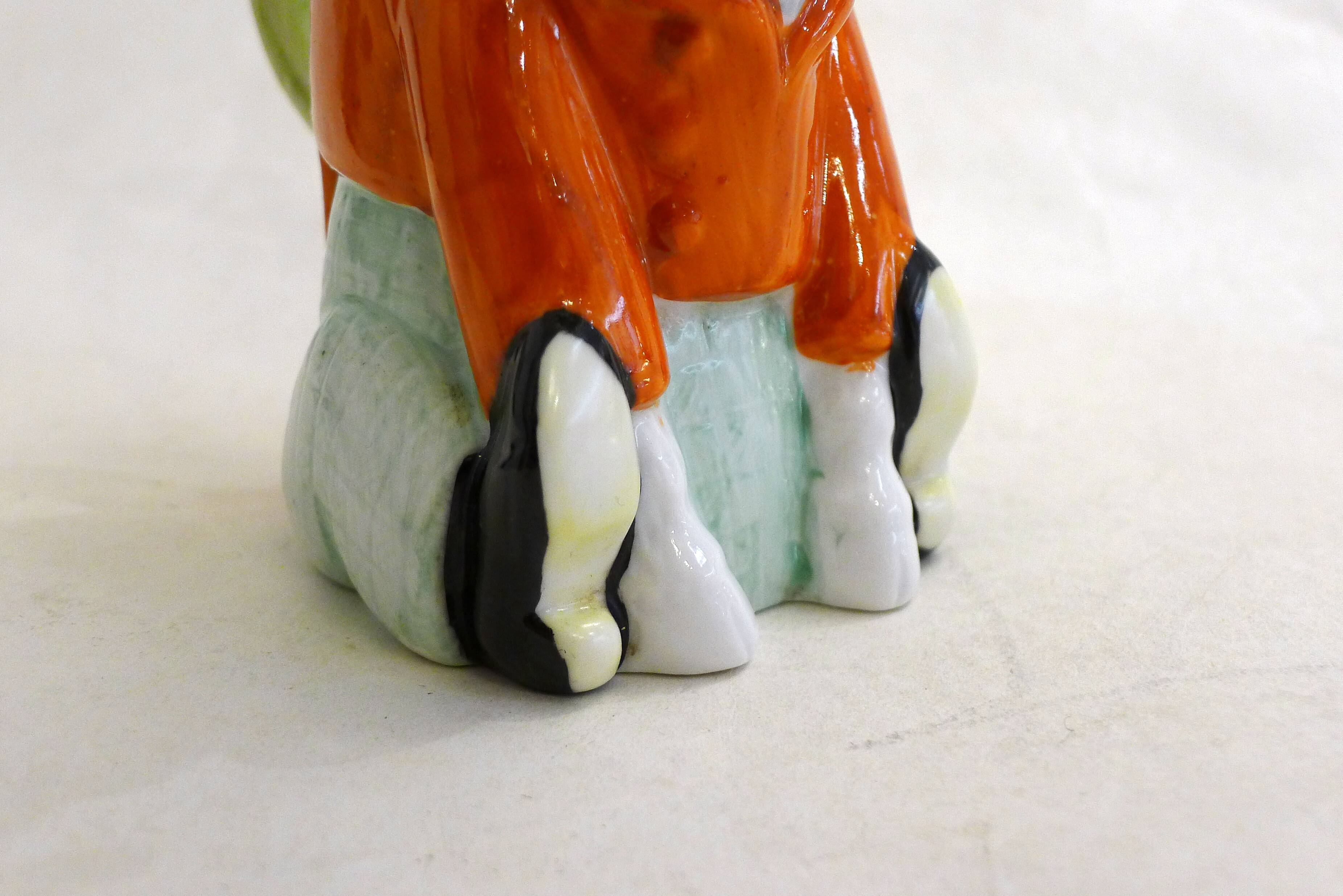 Petit pichet verseuse Chèvre en porcelaine allemande 1920'