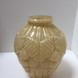 Clichy art deco glass vase