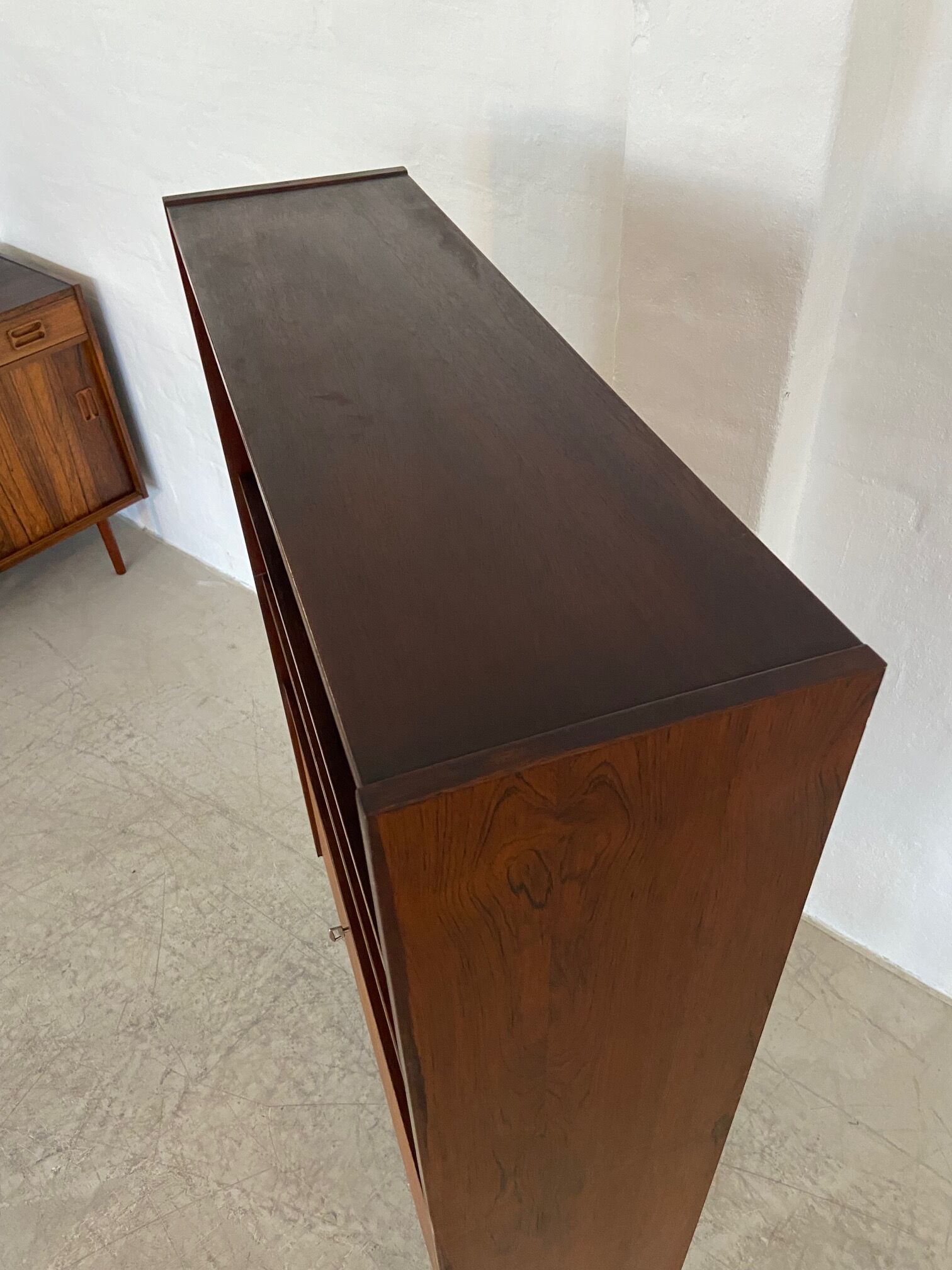 Danish retro vintage library in rosewood 1965