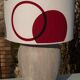 Lampe pied massif en bois