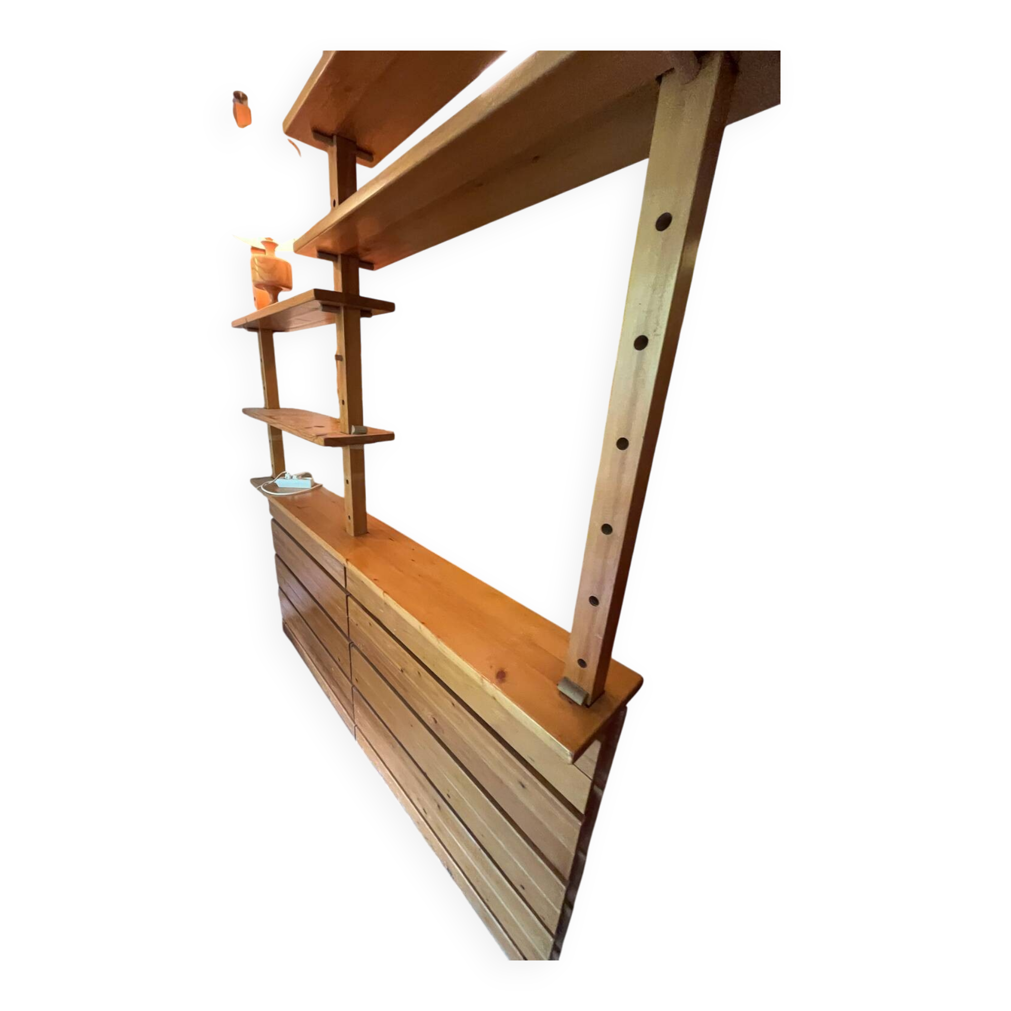 Vintage solid wood kitchen bar