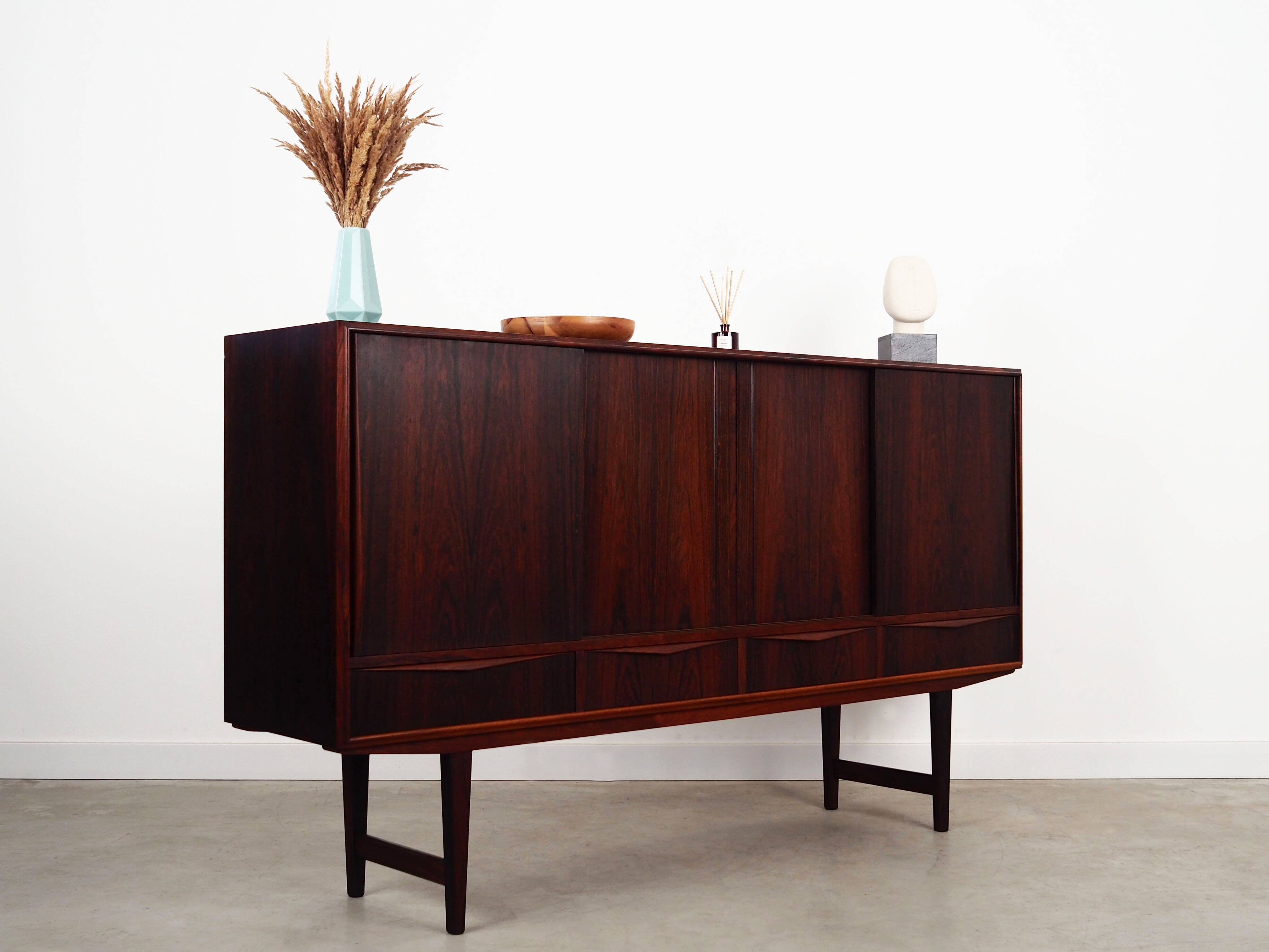 Rosewood highboard, Danish design, 1960s, designer: E.W. Bach