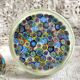 Murano millefiori blown glass carafe