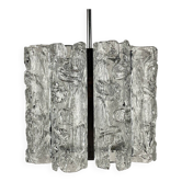 Lustre Vintage Ice Murano par AV Mazzega, Italie, années 1970